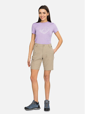 Viking Viking Szorty Sumatra Lady Beżowy Regular Fit
