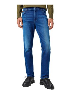 Wrangler Wrangler Jeansy 112358217 Granatowy Slim Fit