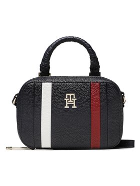 Tommy Hilfiger Tommy Hilfiger Handtasche Th Emblem Trunk Corp AW0AW15113 Dunkelblau