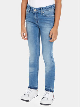 Tommy Hilfiger Tommy Hilfiger Traperice Nora KG0KG07528 Plava Slim Fit