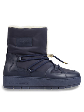 Tommy Hilfiger Tommy Hilfiger Cizme de zăpadă Tommy Essential Snowboot FW0FW07504 Albastru
