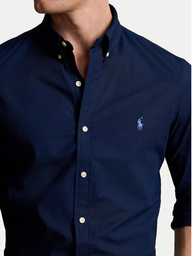 Polo Ralph Lauren Košulja 710928254001 Tamnoplava Slim Fit