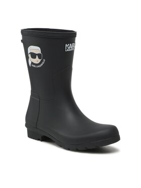 KARL LAGERFELD KARL LAGERFELD Holínky KL47073N Černá