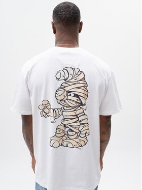 Smerfy Smerfy T-Shirt 119806 Biały Oversize