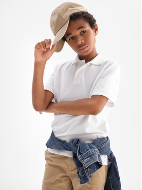 Gap Gap Polokošeľa 763889-00 Biela Regular Fit
