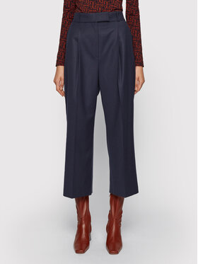 BOSS Boss Pantaloni culotte Tayamana 50439262 Bleumarin Regular Fit