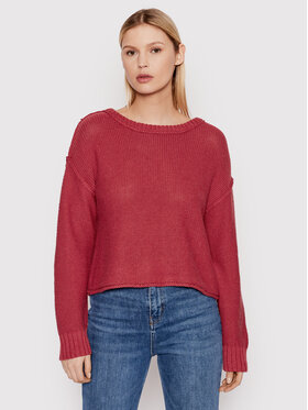 Maglia Influence donna maglione collo ampio viscosa bordeaux