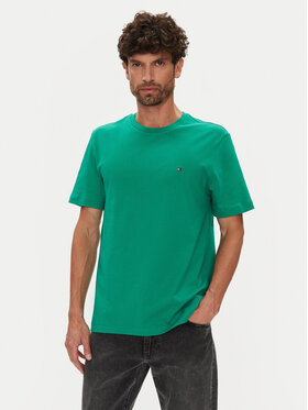 Tommy Hilfiger Tommy Hilfiger Marškinėliai Ess Seasonal MW0MW39995 Žalia Regular Fit