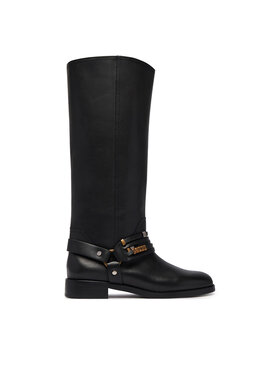 PINKO PINKO Kozačky ve vojenském stylu Cheval 01 SD0583P001 Černá