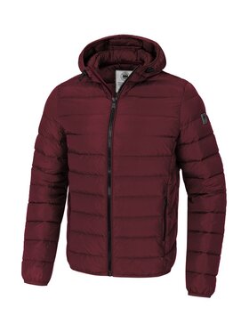 PITBULL PITBULL Kurtka zimowa Kurtka zimowa męska z kapturem Seacoast III XL Bordowy Regular Fit