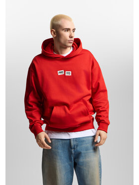 PROSTO. PROSTO. Bluza Crack Box Czerwony Regular Fit