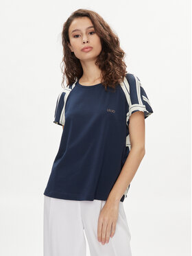 Liu Jo Liu Jo T-Shirt TA4255 T3810 Σκούρο μπλε Regular Fit
