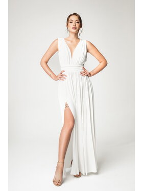 Aurora Aurora Sukienka wieczorowa Ślubna Aurelia Biały Feminine Fit