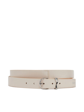 Calvin Klein Calvin Klein Pasek Damski Ck Must Organic Loop Belt 25Mm K60K613234 Biały