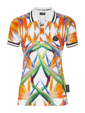 Plein Sport Plein Sport Polo 2903 Biały Regular Fit