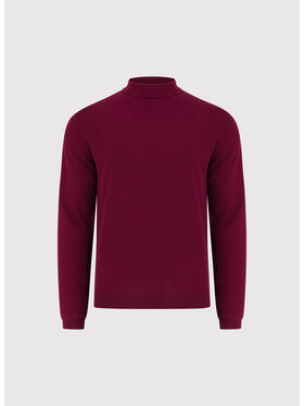 Pako Lorente Pako Lorente Sweter P26WN-2X-009 Bordowy Regular Fit