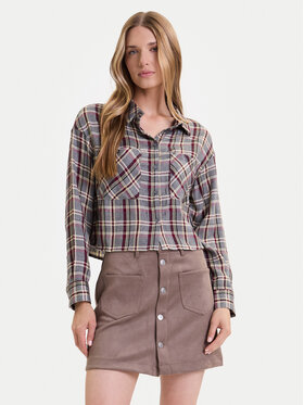 ONLY ONLY Koszula Riley 15351443 Szary Regular Fit