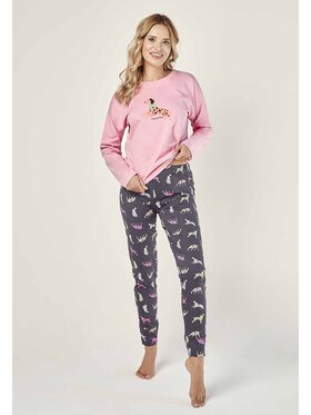 Taro Taro Piżama 2986-01 Różowy Comfortable Fit