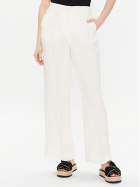 Weekend Max Mara Weekend Max Mara Szövet nadrág Malizia 2351311231 Ekru Regular Fit