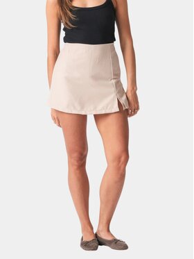 TeeShoppen TeeShoppen Spódnica 'Basic Collection' Khaki Regular Fit