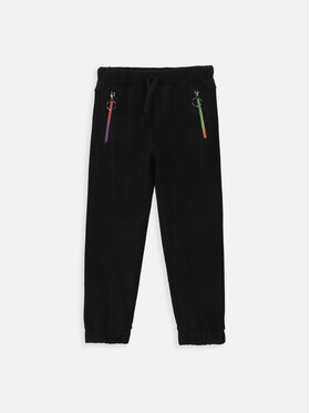 Coccodrillo Coccodrillo Долнище анцуг WC4120101JPK Черен Regular Fit