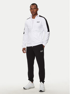 EA7 Emporio Armani EA7 Emporio Armani Спортивний костюм 6DPV57 PJVRZ 21BA Білий Regular Fit