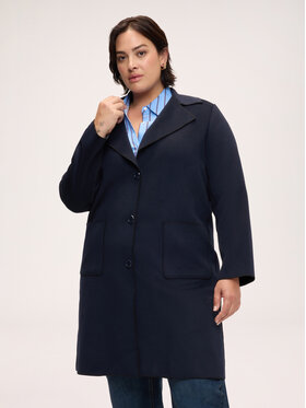 Fiorella Rubino Fiorella Rubino Płaszcz zimowy 0001L000053N034 Niebieski Regular Fit