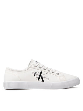 Calvin Klein Jeans Calvin Klein Jeans Sneakers aus Stoff Essential Vulcanized 1 YM0YM00306 Weiß