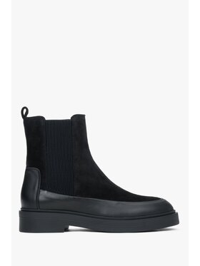 Estro Estro Kotníková obuv s elastickým prvkem ER00118129 Černá