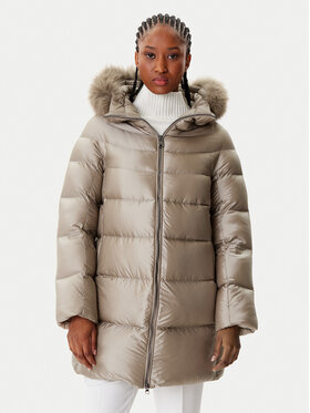 Hetregó Hetregó Пухено яке Hanna 8P602F 25WD02 Бежов Regular Fit