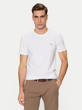 Guess Guess T-Shirt M2YI24 J1314 Bílá Slim Fit