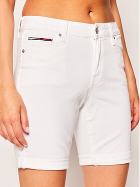 Tommy Jeans Tommy Jeans Szorty jeansowe DW0DW08162 Biały Regular Fit