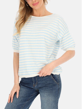L’AF L’AF Sweter Sofi Niebieski Oversize