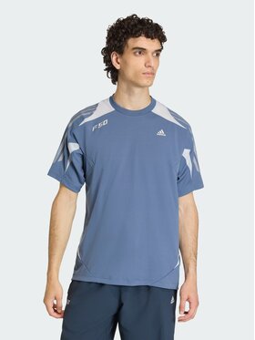adidas adidas T-Shirt 159222 Błękitny Slim Fit