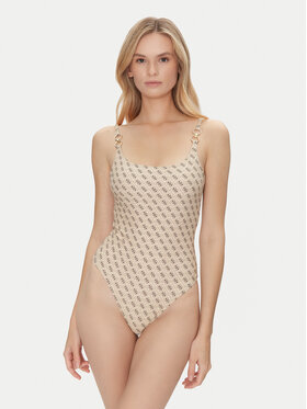 Guess Guess Jednodílné plavky E5GJ45 KCRL2 Béžová