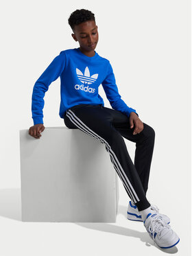 Adidas Majica Dugih Rukava Trefoil IY7438 Plava Regular Fit