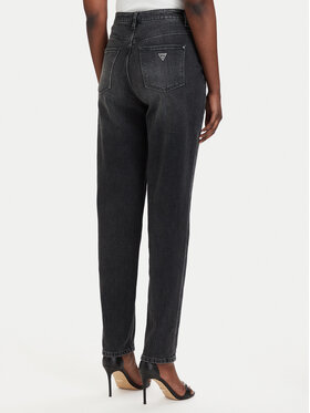 Guess Guess Дънки W2YA21 D4QD1 Черен Mom Fit