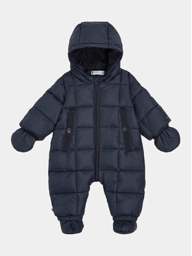 Tommy Hilfiger Tommy Hilfiger Kombinezon zimowy KN0KN01725 Granatowy Regular Fit