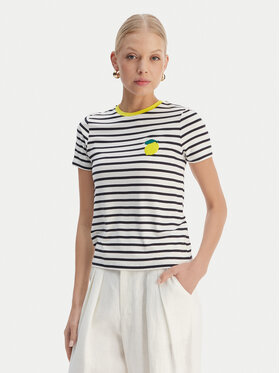 ONLY ONLY Marškinėliai Heart 15318959 Balta Regular Fit