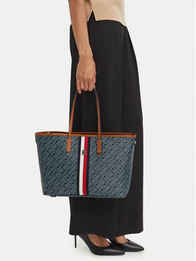 Tommy Hilfiger Tommy Hilfiger Torebka Th Monoplay AW0AW19178 Granatowy