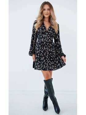 Luisia Luisia Sukienka codzienna Inez Czarny Regular Fit