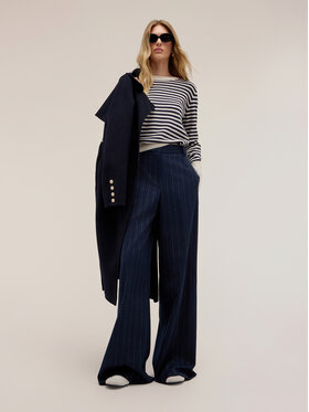 Motivi Motivi Pantaloni di tessuto P07CQ004949N0Z4 Blu Over Fit