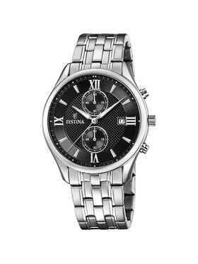Festina Festina Zegarek F6854-8 Srebrny