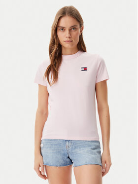 Tommy Jeans Tommy Jeans T-Shirt DW0DW20153 Rosa Regular Fit