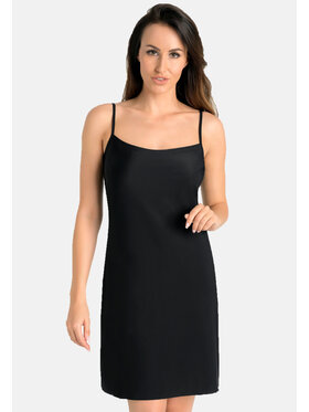 Teyli Teyli Koszula nocna 322 Czarny Regular Fit