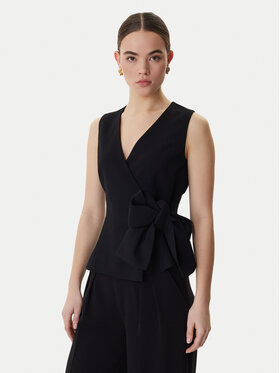 Marella Marella Kamizelka garniturowa Lirica 2613161043 Czarny Regular Fit