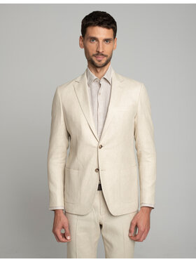 Borgio Borgio Marynarka lodrino Beżowy Slim Fit
