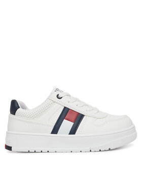 Tommy Hilfiger Tommy Hilfiger Sneakers Flag Low Cut Velcro Sneaker T3X9-33859-1355 M Bianco