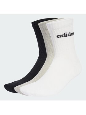 adidas adidas Skarpety długie Linear Crew Socks Cushioned Socks 6 Pair Pack Szary