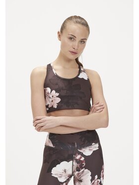 Athlecia Athlecia Biustonosz sportowy France Print Brązowy
